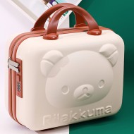 14-дюймовый чемодан с мультяшным медведем, косметическая коробка с паролем, сопровождающий подарок, мини-легкий ящик для хранения, маленькая коробка для посадки
