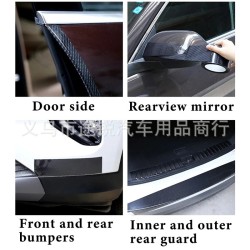 5D наклейка на порог автомобиля из углеродного волокна, наклейка на кузов, боковая балка двери автомобиля, защита от царапин, боковая юбка, пленка для изменения цвета