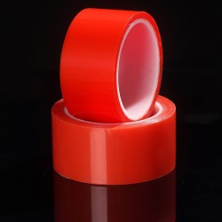 205u прозрачная бесследная ПЭТ красная пленка двухсторонний клей клей для экрана мобильного телефона фиксированная термостойкая съемная двухсторонняя клейкая лента