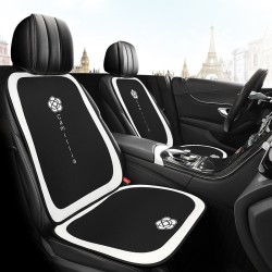 2023 новое черно-белое маленькое камелия, дышащее автомобильное сиденье, классная подушка, четыре сезона, общий чехол для салона автомобиля