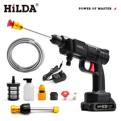 HILDA/Hilda водяной пистолет высокого давления для полива сада клей для очистки автомобиля литиевая электрическая стиральная машина для автомобиля