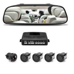 HD 4,3/5-дюймовая камера с дисплеем, система мониторинга заднего хода автомобиля, радарная система обнаружения парковки, система безопасности