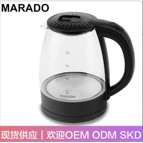 Электрический чайник MARADO Gaopeng, стеклянный электрический чайник, электрический чайник, прямая продажа с завода MA-0604