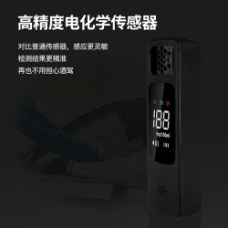 2022 Новый продукт Huxin Портативный тестер алкоголя Детектор выдувания Высокоточный цифровой дисплей двойного назначения оптом для автомобилей и домов