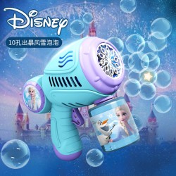 Disney Bubble Machine Детская ручная полностью автоматическая электрическая сетка для пистолета Гатлинга Red Explosion Водонепроницаемая игрушка для мальчиков и девочек