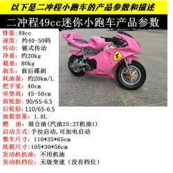 2021 новый двухтактный мини-мотоцикл 49CC, маленький спортивный автомобиль, детский маленький мотоцикл, маленькая вечеринка, гонка, маленький взрослый