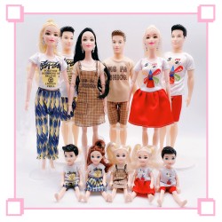 30cm11 дюймовые аксессуары для куклы Барби, нарядная одежда, одежда для родителей и детей, наряд для пары, модная одежда, костюм