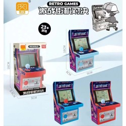 Игровая консоль Tetris с большим экраном, ретро-ностальгическая классическая детская настольная портативная игровая консоль, электронные игрушки
