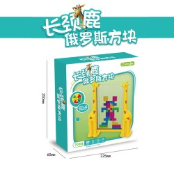 Детские развивающие игрушки 3D трехмерный жираф тетрис головоломка настольная интерактивная игра для родителей и детей