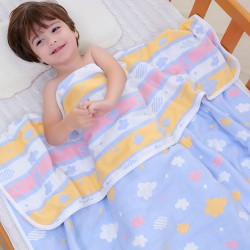 110*110 см детское банное полотенце, одеяло, 6, шесть слоев, жаккардовое марлевое детское одеяло, детское хлопковое банное полотенце для младенцев
